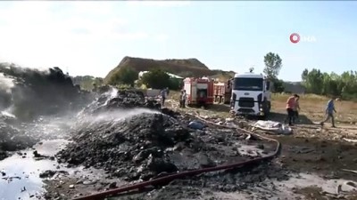  Bursa'da geri dönüşüm tesisinde yangın