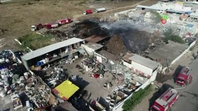 Bursa'da geri dönüşüm tesisinde yangın