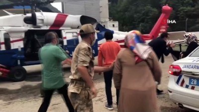 jandarma -  Torpilden yaralanan çocuklar Bakan Soylu'nun talimatıyla helikopterle hastaneye ulaştırıldı Videosu