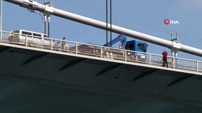 korkuluk -  Fatih Sultan Mehmet Köprüsü’nde intihar girişimi Videosu