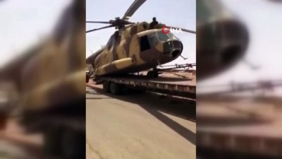  - UMH güçleri, Hafter'e ait helikopteri ele geçirdi