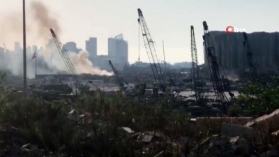  - Beyrut Limanı'nda yangın