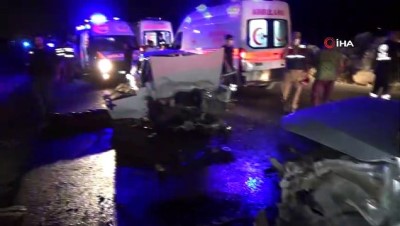hatali sollama -  Gaziantep'te feci kaza: 4 ölü, 9 yaralı Videosu