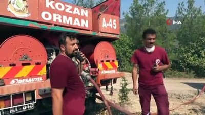  Kozan'daki orman yangını söndürüldü