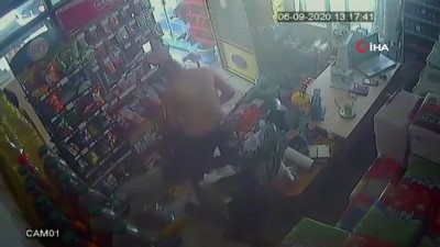  Markette dehşete düşüren görüntüler: Kadın esnafı dakikalarca böyle yumrukladı