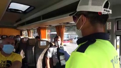 polis ekipleri -  Samsun’da polisten fazla yolcu denetimi Videosu