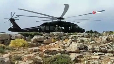 askeri helikopter -  Teröristlerin tuzakladığı el yapımı patlayıcıya basan çoban ağır yaralandı Videosu