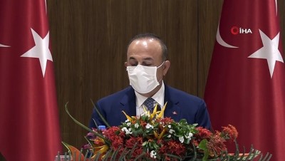  - Çavuşoğlu, Bamako'da Türk vatandaşları ve iş adamları ile görüştü