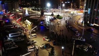  İstanbul yeni yıla sessiz girdi
