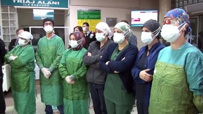 saglik calisani -  Ünlülerden sağlık çalışanlarına yeni yıl sürprizi Videosu