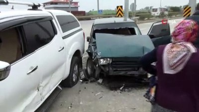 a haber -  Oğlunun yaralandığını kaza yerinde gözyaşı döktü Videosu