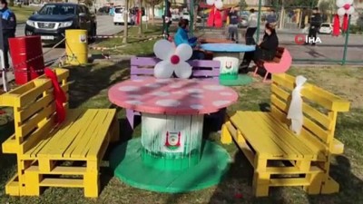 geri donusum -  - Şanlıurfa’da çocuklar geri dönüşümle doyasıya eğlenecek Videosu