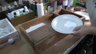 salar -  70 yıllık çekmeceler dekoratif ürünlere dönüştürülüyor Videosu