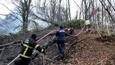  - Yanan ormanı itfaiye, Mehmetçik ve vatandaşlar söndürdü