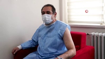 saglik personeli -  Gümüşhane’de Covid-19 aşılaması başladı Videosu