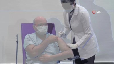 saglik bakanligi -  Kocaeli’nde ilk korona virüs aşısı vuruldu Videosu