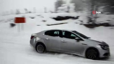yol durumu -  Domaniç'te ulaşıma kar engeli Videosu