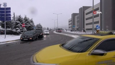 hava durumu -  Şehir merkezine yakın bölgeler beyaz örtü ile kaplandı Videosu