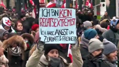 hukumet karsiti - - Avusturya’da Covid-19 Önlemleri Protesto Edildi Videosu