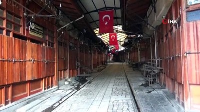  Gaziantep sokaklarında kısıtlama sessizliği