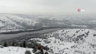  - Karla kaplanan Ankara’nın güzelliği nefes kesti