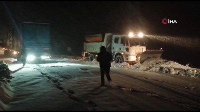  Sındırgı - Akihisar yolu trafiğe kapandı
