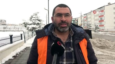  Sivas'ta karla mücadele aralıksız sürüyor