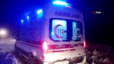 surgun -  Hasta almaya giderken yolda mahsur kaldı, ekipler seferber oldu Videosu
