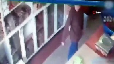 hirsiz polis -  İş yeri kasasından para çalan hırsız kamerada Videosu