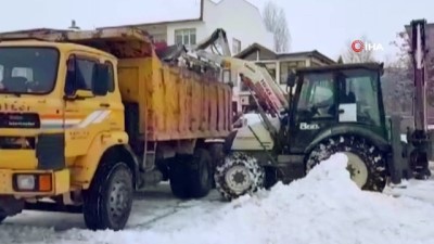  Aşkale’de karla mücadele çalışmaları