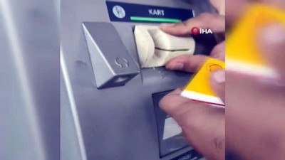  ATM cihazlarına kart kopyalama cihazı takıp vatandaşların hesaplarından para çeken 2 kişi yakalandı