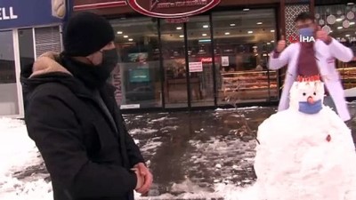 kardan adam -  Erzincan’da kar mesaisi Videosu