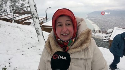  - Ordu'da çocukların kar sevinci