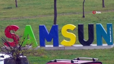 sevindik -  Samsunlular güne kar yağışı ile uyandı Videosu