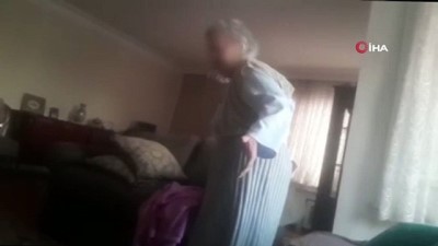 jandarma -  Yürek burkan görüntü... Kadıköy’de yaşlı kadına bakıcı şiddeti kamerada Videosu