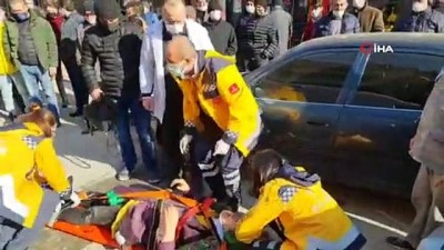 ehliyetsiz surucu -  Ehliyetsiz sürücünün çarptığı kadına ilk müdahaleyi başhekim yaptı Videosu