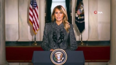 cesar -  - First Lady Melania Trump'tan veda konuşması: “Şiddet asla çözüm değil” Videosu