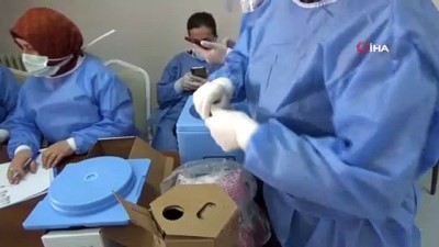 saglik calisani -  İkinci aşılama başladı Videosu