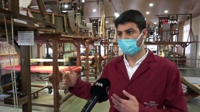 kutsal emanetler -  178 yıllık Osmanlı yadigarı fabrikada, Topkapı Sarayı’nın has oda halısı dokunuyor Videosu