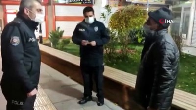  Nusaybin polisi sokakta yaşayan vatandaşa otelde konuklama imkanı sağlandı