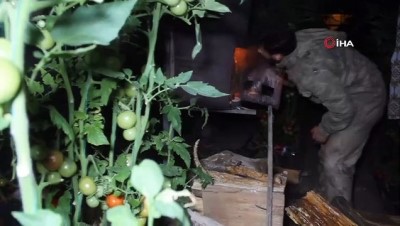 uttu -  Fethiye'de sera üreticisinin sobalı don nöbeti Videosu