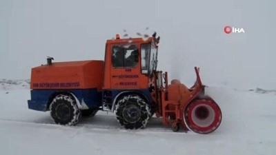  Van’da karla mücadele çalışması