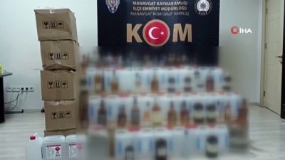 kacak icki -  Antalya'da kaçak içki operasyonu: 2 gözaltı Videosu