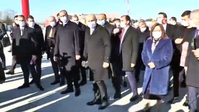  Bakan Karaismailoğlu ve Bakan Gül Gaziantep Havalimanı inşaatında incelemelerde bulundu