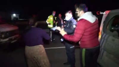 roman vatandas -  İzinsiz sokağa çıkıp kaza yaptı, elinde şişe ile gazetecinin üzerine geldi Videosu