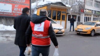  Kızılay’dan polise sıcak çorba ikramı