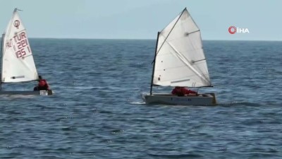 optimist - Sinop’ta yelkenliler kısıtlamayı fırsata çevirdi Videosu
