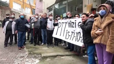 yasli nufus -  80 yıldır hizmet veren PTT binasını kapattılar, vatandaş eylem yaptı Videosu
