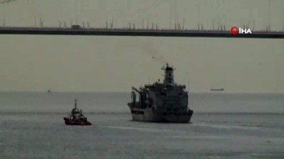 - ADB savaş gemisi İstanbul Boğazı’ndan geçti