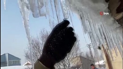 buz sarkitlari -  Ağrı buz tuttu Videosu